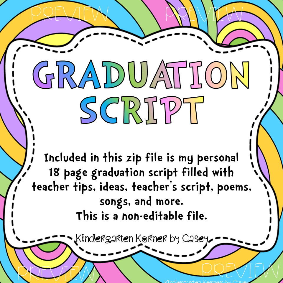 43++ Free Kindergarten Graduation Ceremony Script