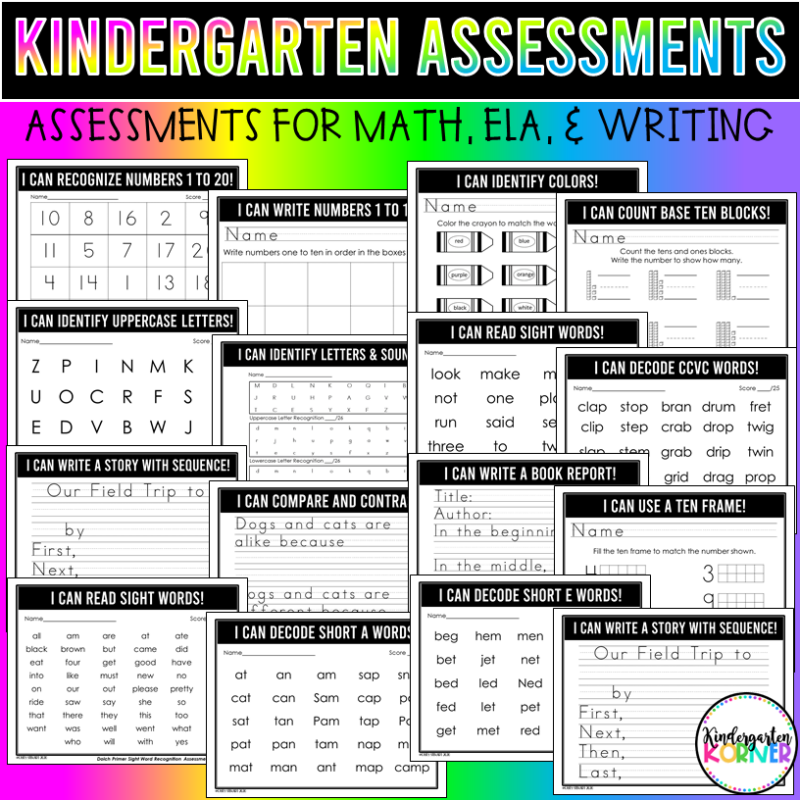 Virtual Kindergarten Assessments