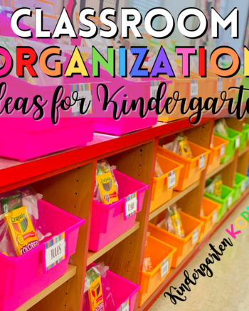 kindergarten classroom organization