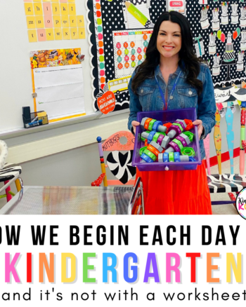 kindergarten morning bins