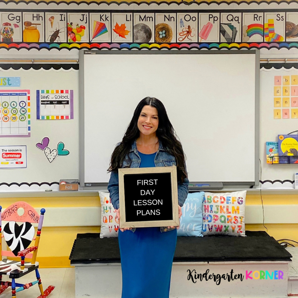 First Day of Kindergarten Lesson Plans Free