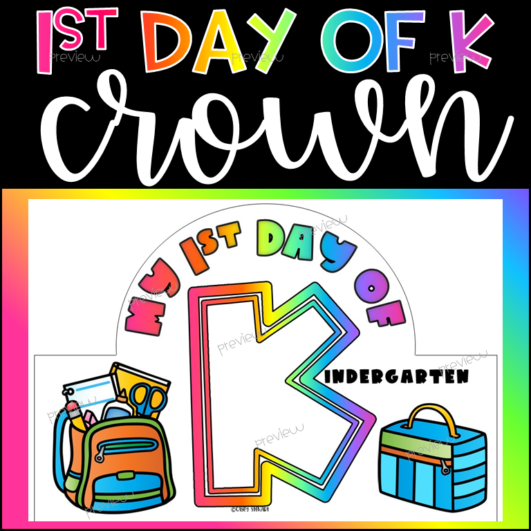 First Day Of Kindergarten Lesson Plans Freebies Kindergarten Korner 