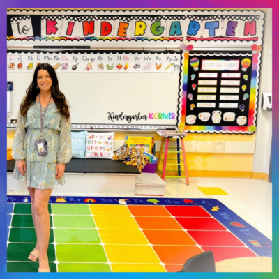 Kindergarten Rainbow Sign