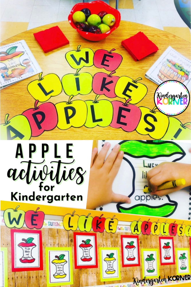 Apple Activities for Kindergarten