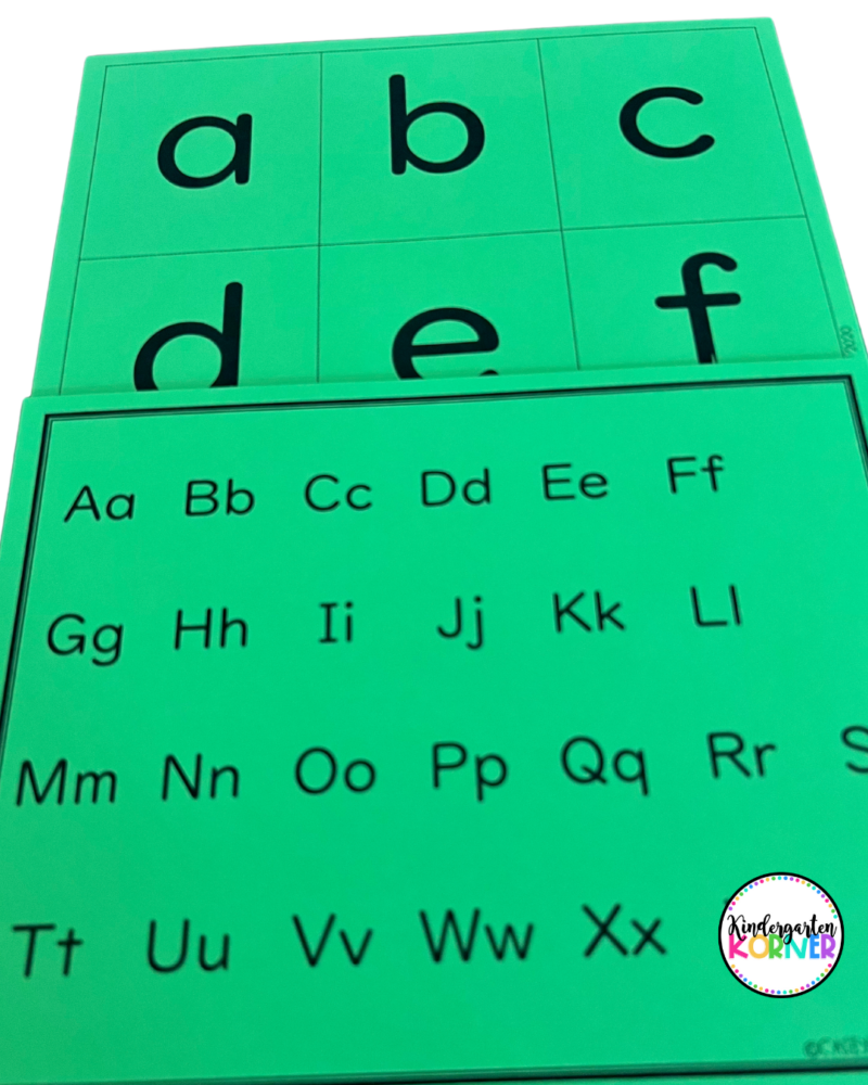 lowercase letter flashcards