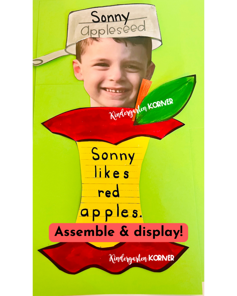 Apples Bulletin Board Letters Set  Build Your Own Banner - Kindergarten  Korner - A Kindergarten Teaching Blog