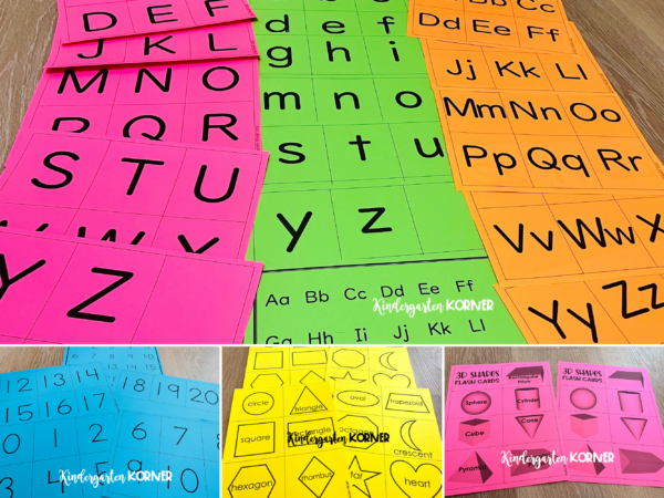 Uppercase Lowercase Flash Cards