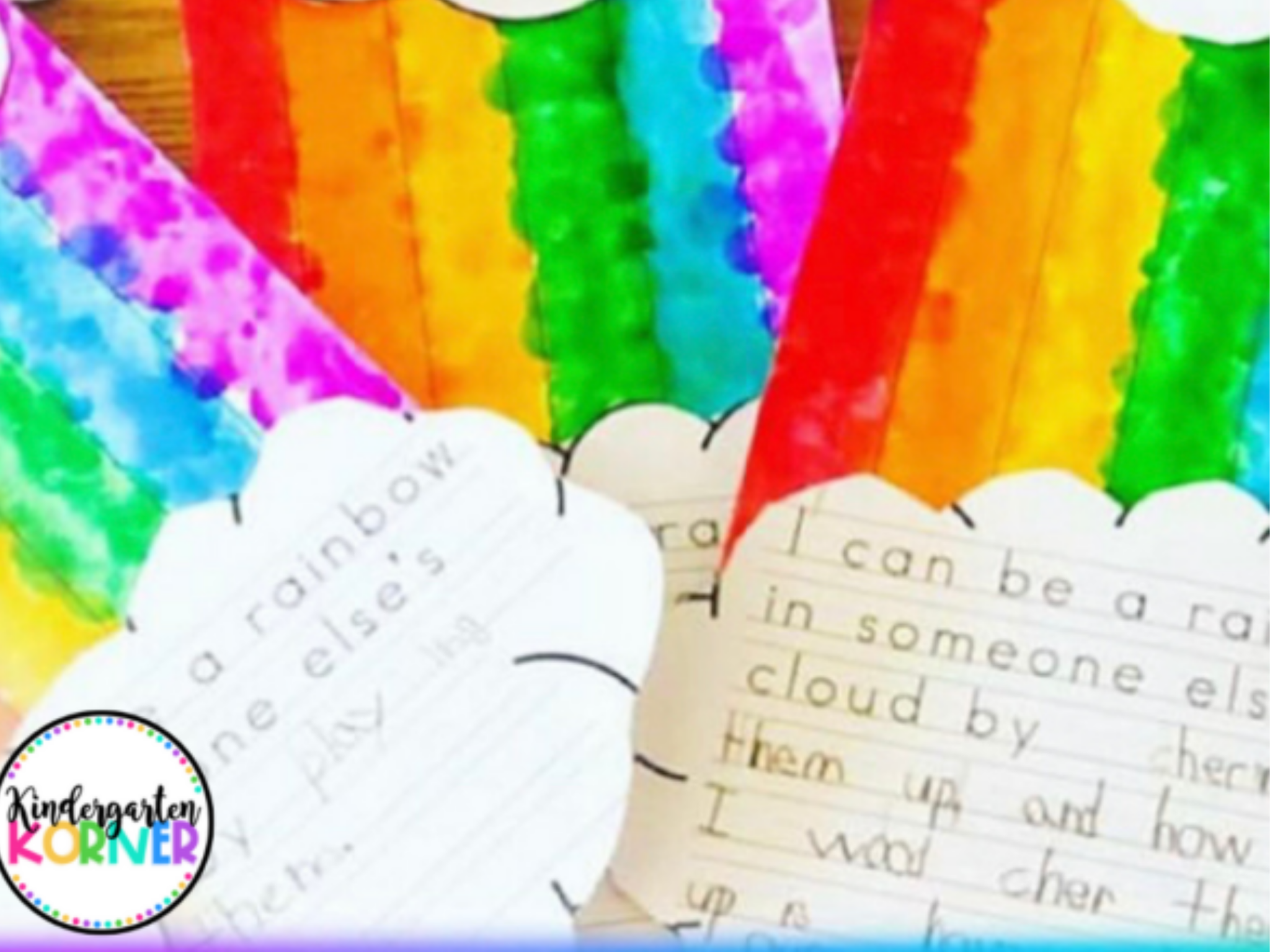 Be the Rainbow in Someone Else's Cloud Bulletin Board, Writing, Craft ...