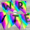 Printable Rainbow Neon Banner Letters