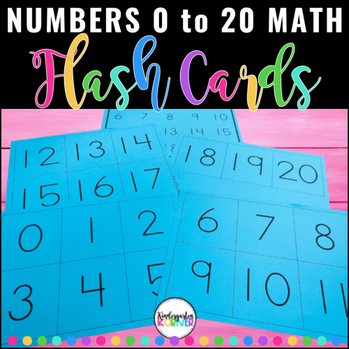 Number Flash Cards | Numbers 0 to 20 | Number Identification ...
