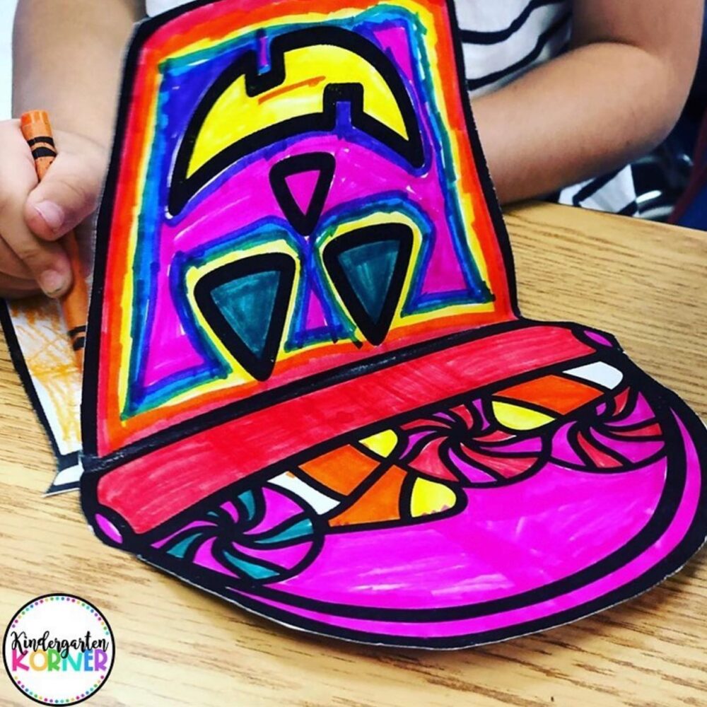 Halloween Bulletin Board | Candy Bucket Writing, Craft, and Trick or ...