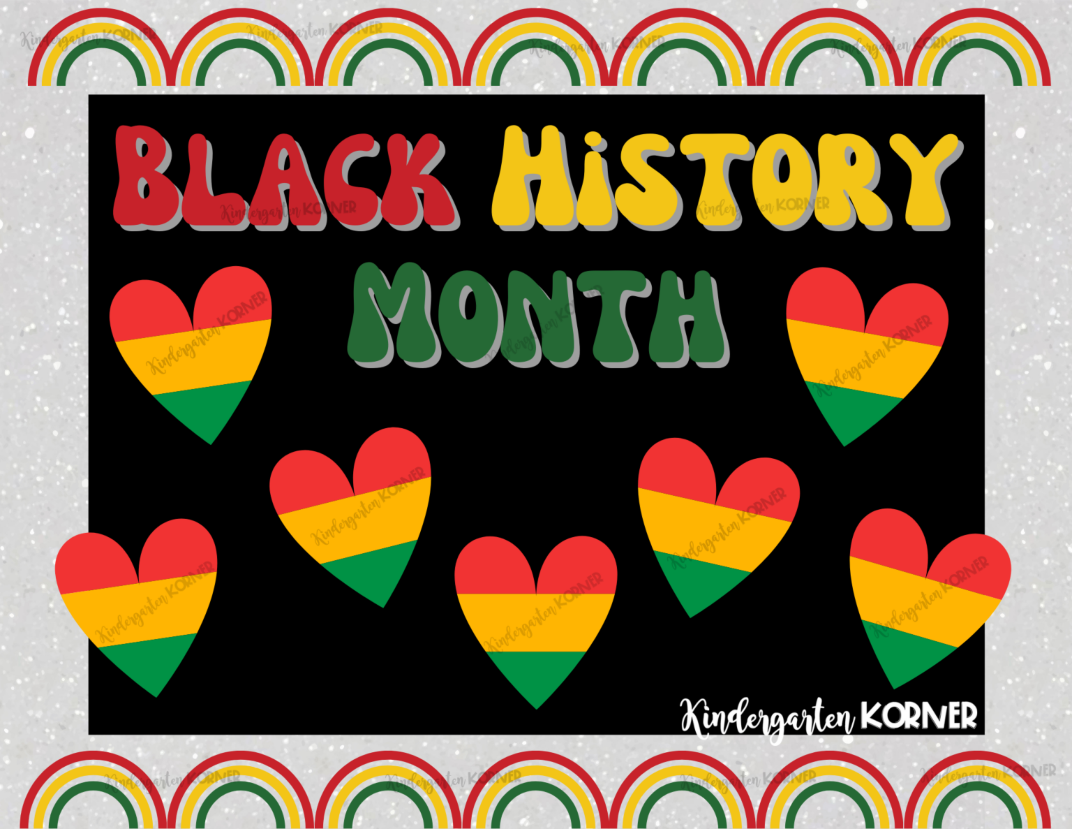 Black History Month Bulletin Board - Kindergarten Korner - A ...