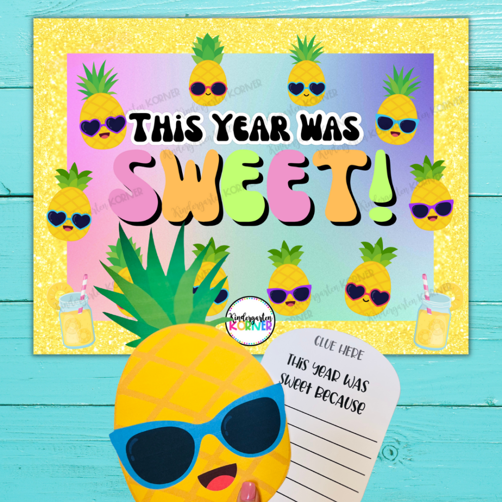 This year was sweet pineapple craft