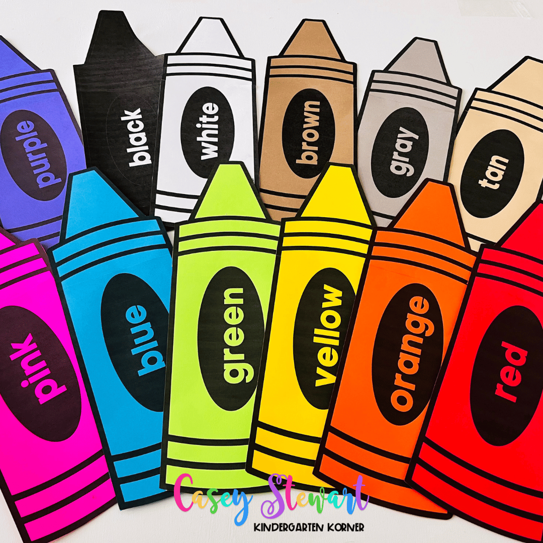 What Are The 12 Colors Of Crayons