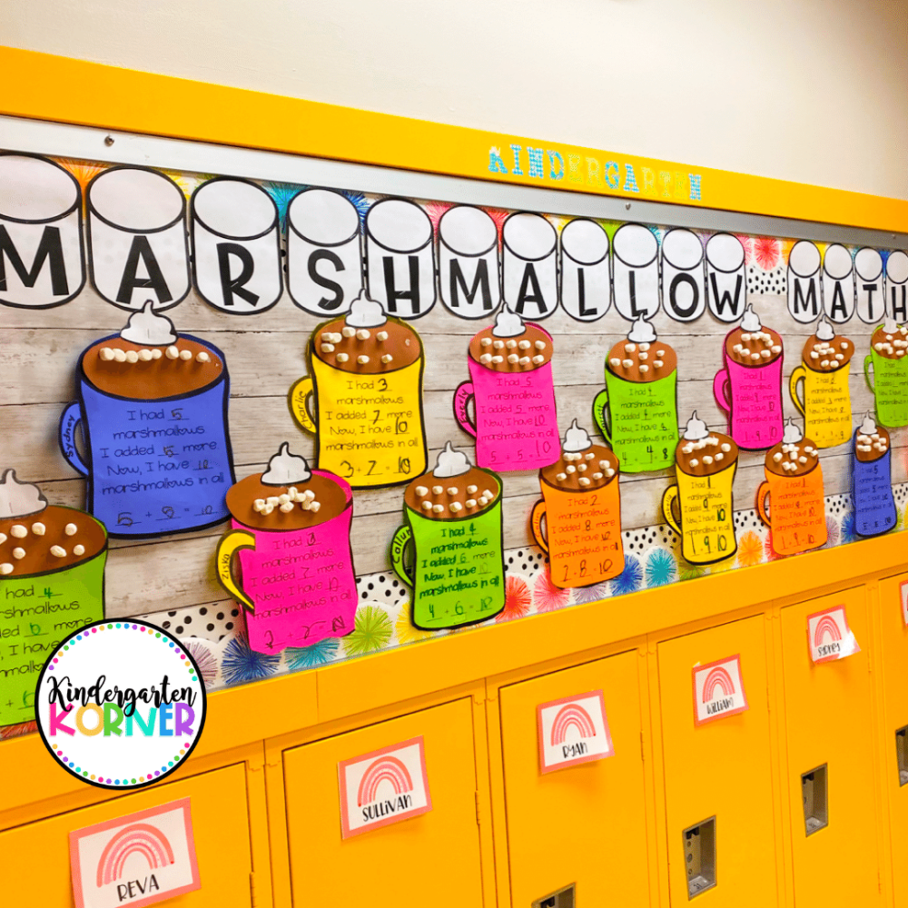 Marshmallow Math Bulletin Board