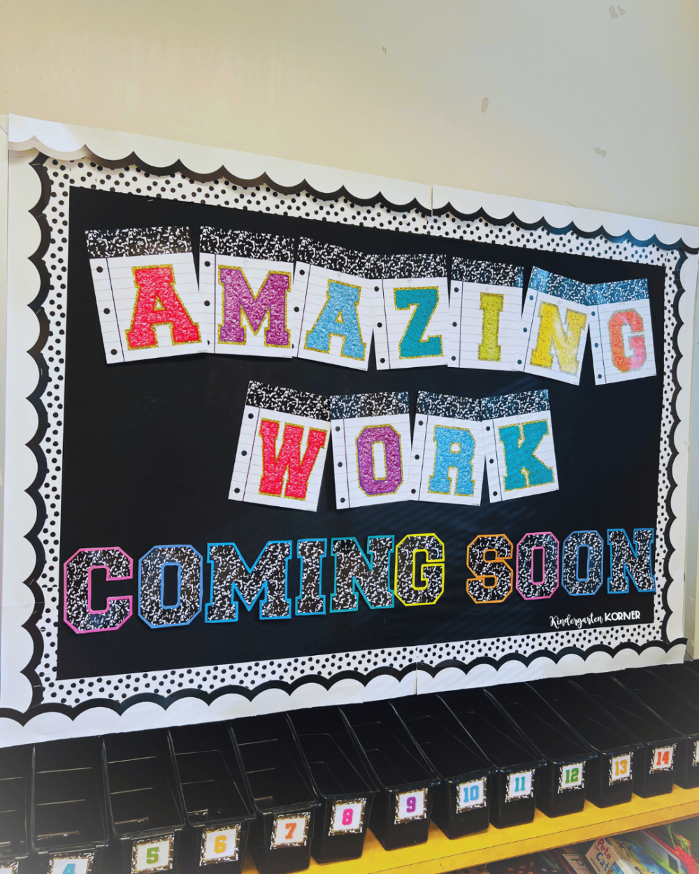 2024 Composition Notebook Classroom Theme - Kindergarten Korner - A ...
